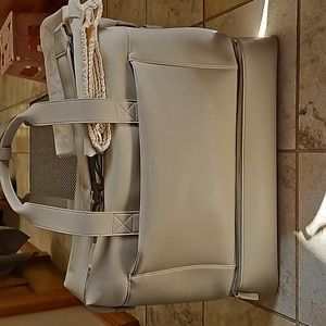 Monos cream ivory duffel bag